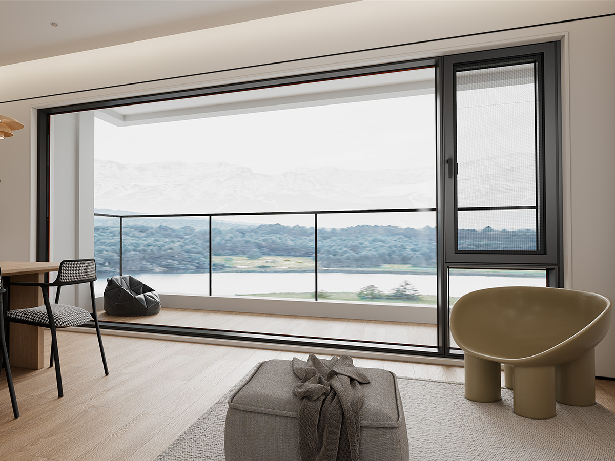 云图K8Y系统窄边断桥平开窗