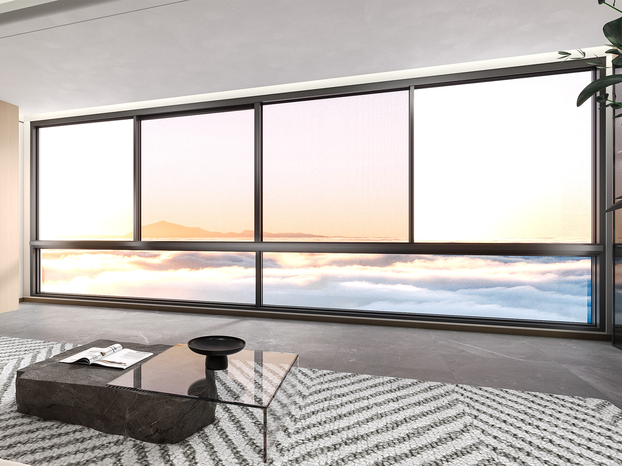 云栖E5T系统断桥推拉窗