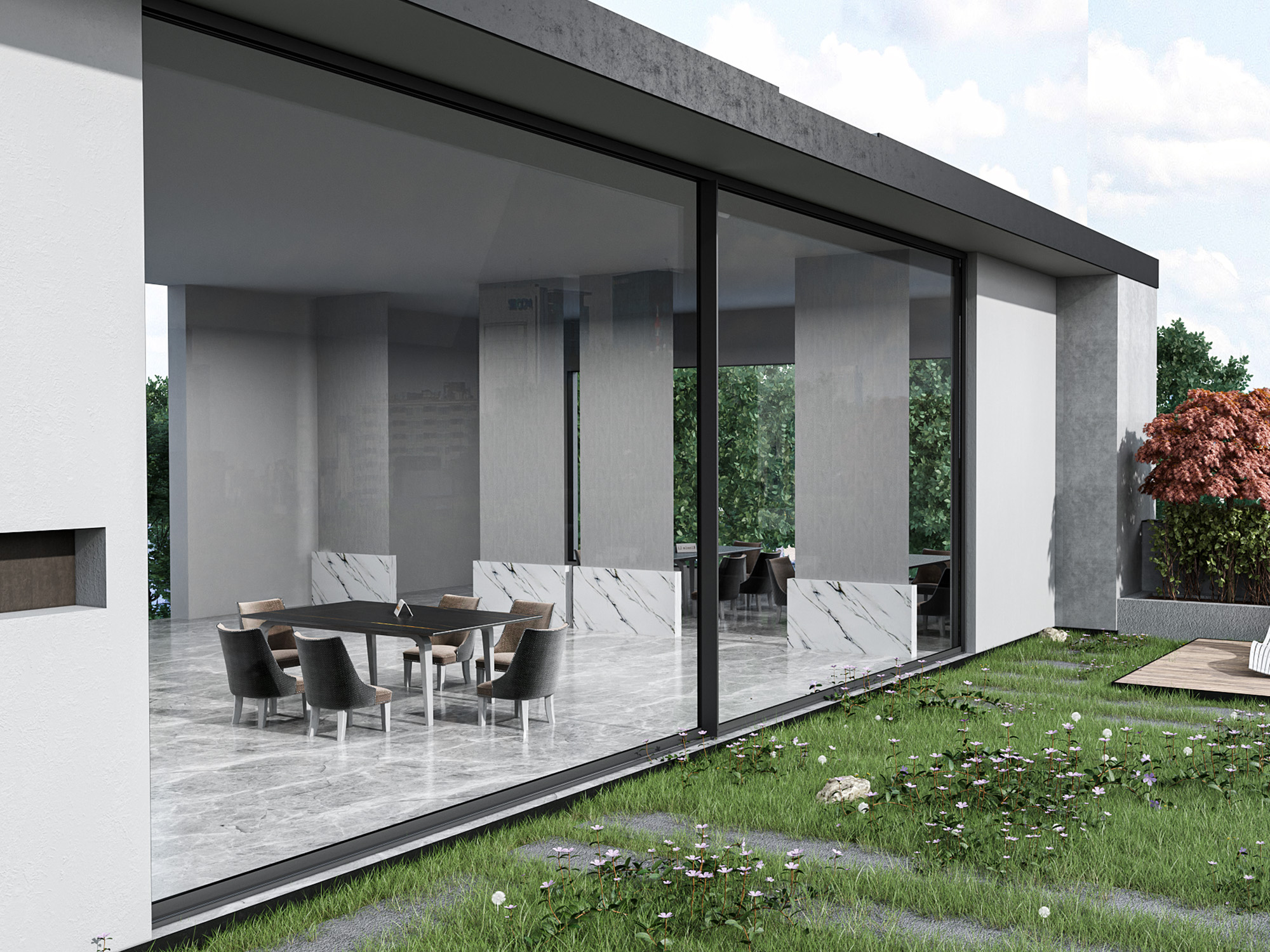 域见Q15重型断桥推拉门