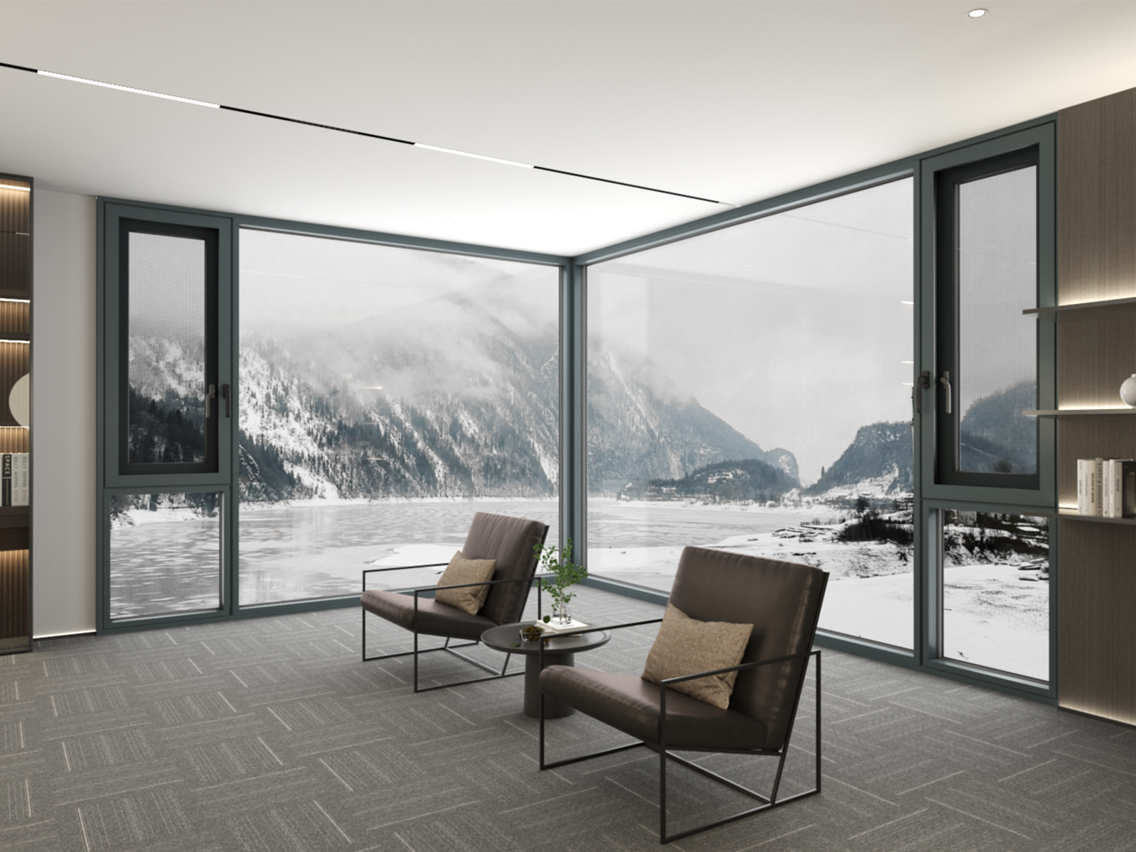 锦鸿系统断桥平开窗