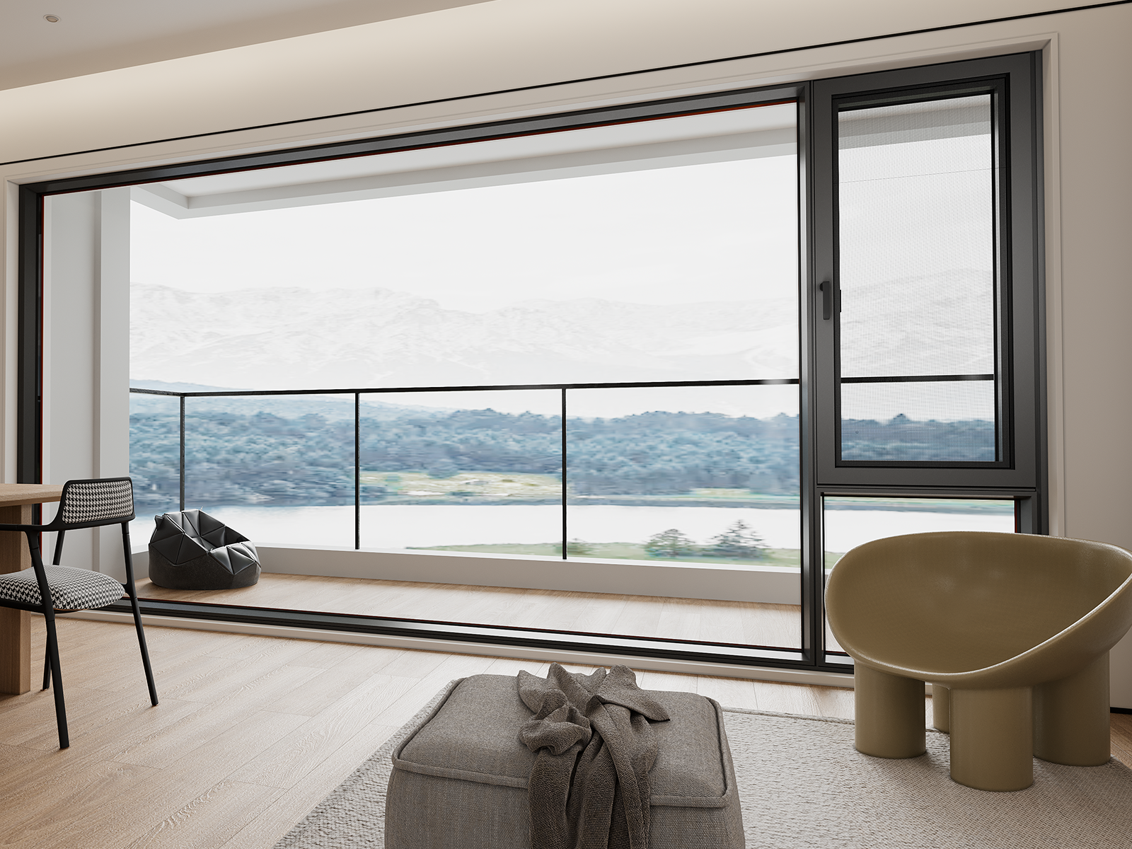 云图K8Y系统窄边断桥平开窗