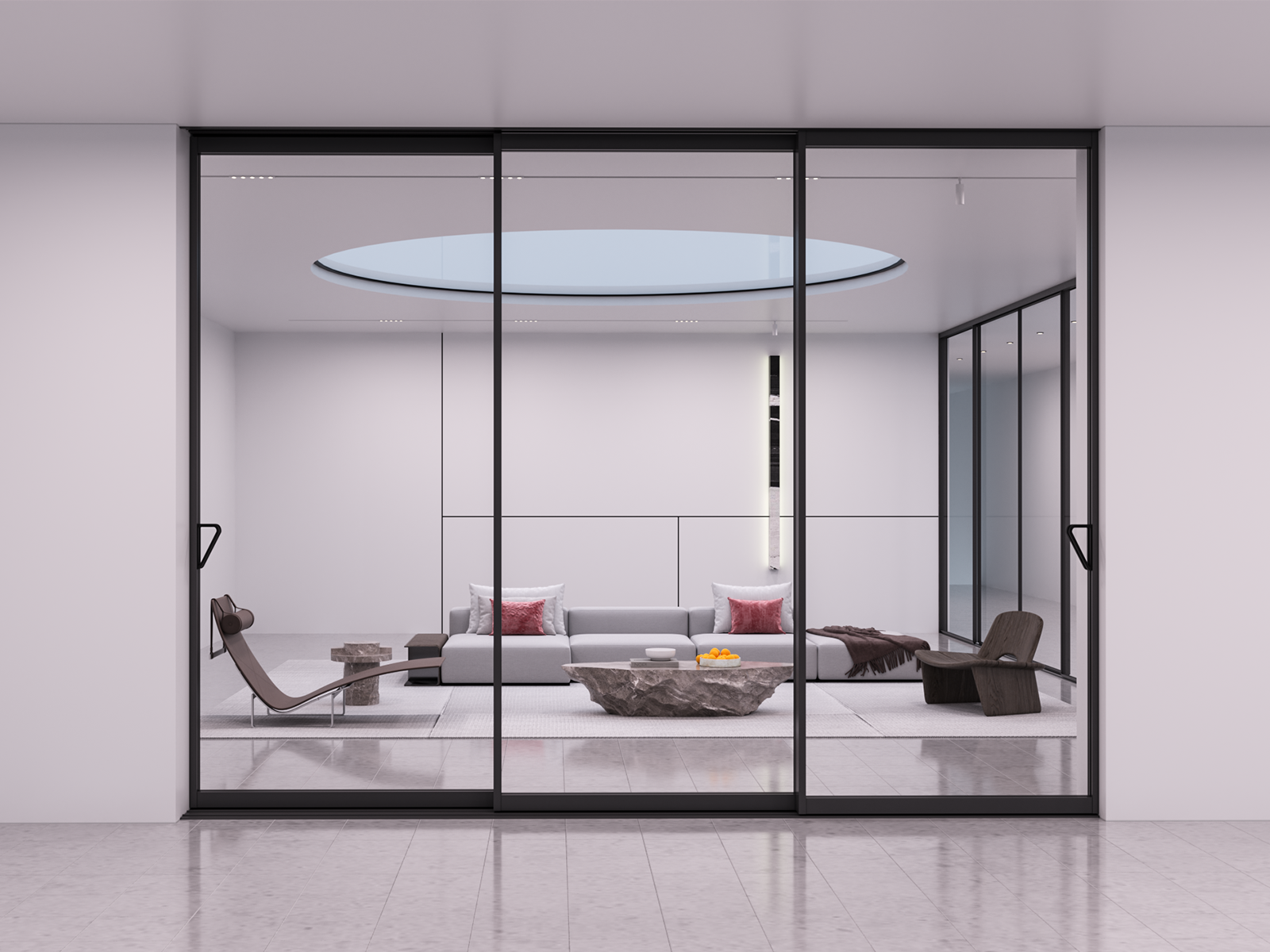 悦美极窄推拉门